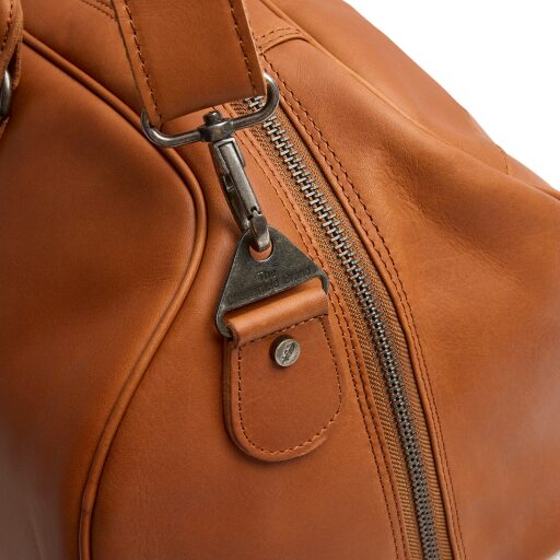 The Chesterfield Brand Kožená cestovní taška - weekender C20.007131 William II koňak detail přezka