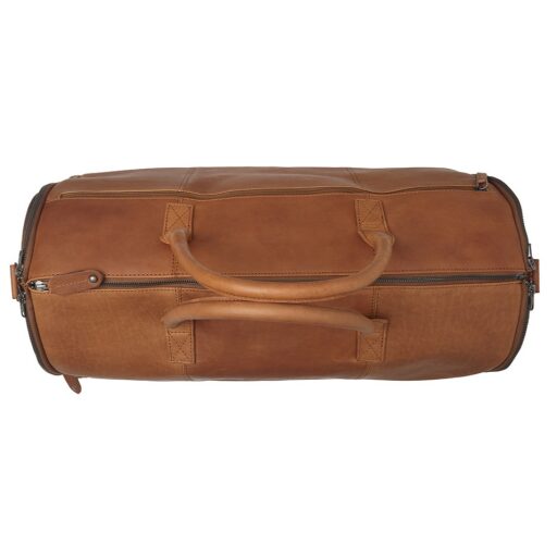 The Chesterfield Brand Kožená cestovní taška - weekender Finlay C20.005631 koňaková náhled shora
