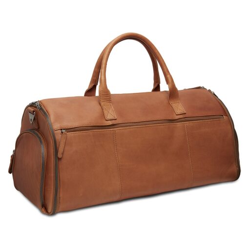 The Chesterfield Brand Kožená cestovní taška - weekender Finlay C20.005631 koňaková zadní strana