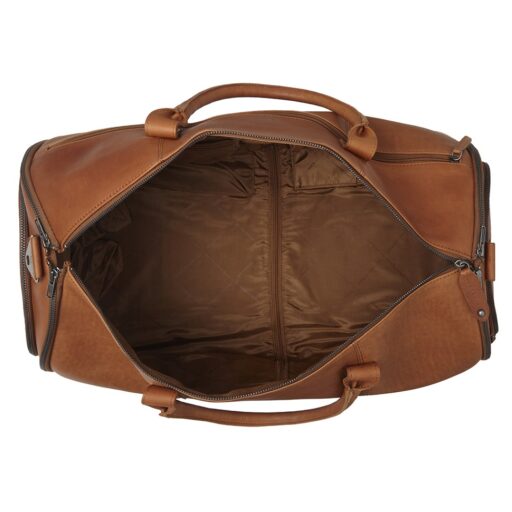 The Chesterfield Brand Kožená cestovní taška - weekender Finlay C20.005631 koňaková otevřená