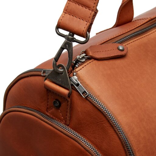 The Chesterfield Brand Kožená cestovní taška - weekender Finlay C20.005631 koňaková zapínání