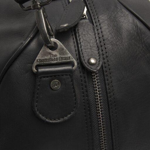 The Chesterfield Brand Kožená cestovní taška - weekender Rivaro C20.006100 černá detail