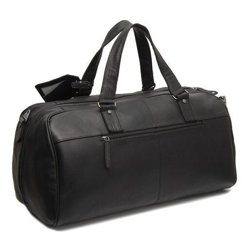 The Chesterfield Brand Kožená cestovní taška - weekender Rivaro C20.006100 černá zadní strana