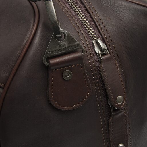 The Chesterfield Brand Kožená cestovní taška - weekender Rivaro C20.006101 hnědá detail