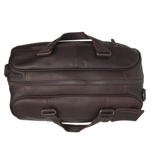 The Chesterfield Brand Kožená cestovní taška - weekender Volenza C20.006001 hnědá náhled shora