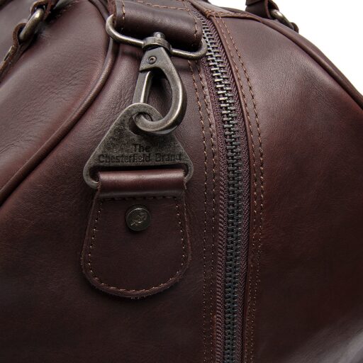 The Chesterfield Brand Kožená cestovní taška - weekender Volenza C20.006001 hnědá detail