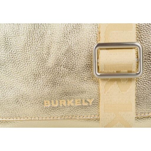 BURKELY Kožená crossbody kabelka Always Ava 1001204.65.67 zlatá logo
