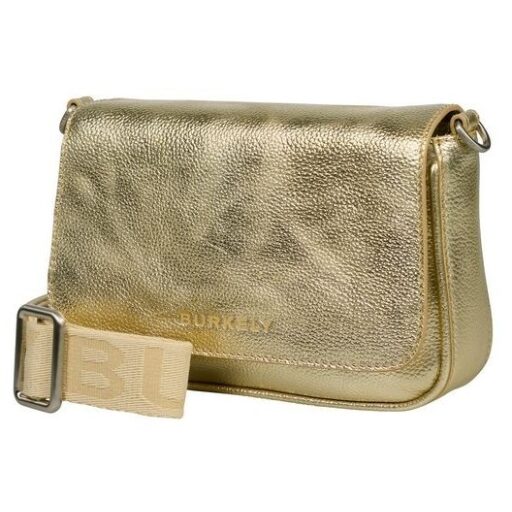 BURKELY Kožená crossbody kabelka Always Ava 1001204.65.67 zlatá přední strana