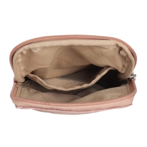 The Chesterfield Brand Kožená crossbody taška Cambridge C58.033009 světle růžová otevřená