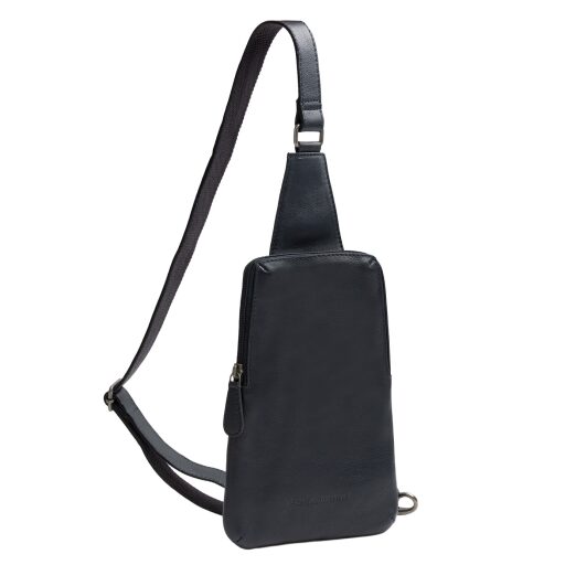 The Chesterfield Brand Kožená crossbody taška Isley C58.034710 tmavě modrá přední strana