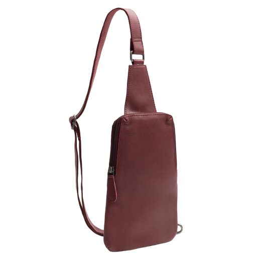 The Chesterfield Brand Kožená crossbody taška Isley C58.034718 vínově červená přední strana