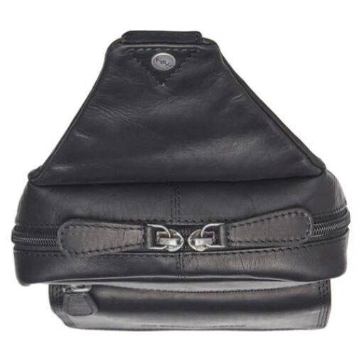 The Chesterfield Brand kožená crossbody taška Turella C58.071400 černá náhled shora