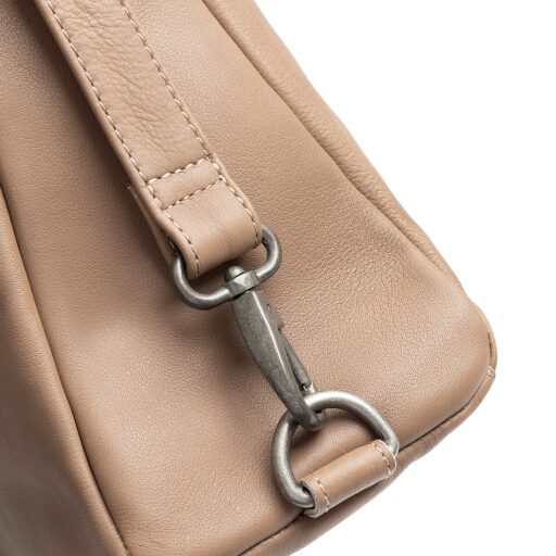 The Chesterfield Brand Kožená kabelka - batoh 2v1 Azura béžová karabina