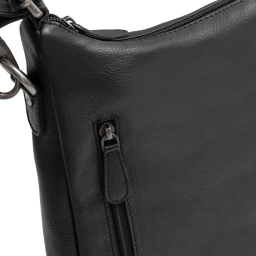 The Chesterfield Brand Kožená kabelka - batoh 2v1 Azura C48.143800 černá přední přihrádka