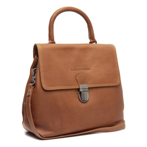 The Chesterfield Brand Kožená kabelka do ruky i přes rameno Angera C48.136431 koňaková