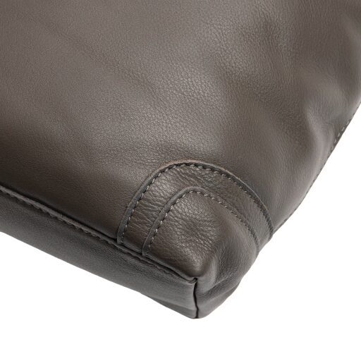 The Chesterfield Brand Kožená kabelka do ruky i přes rameno Astero C48.142333 tmavě šedá detail prošití