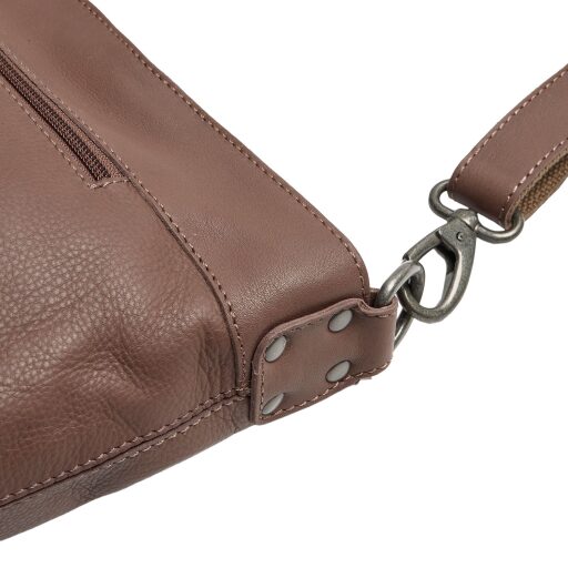 The Chesterfield Brand Kožená kabelka do ruky i přes rameno Astero C48.142340 hnědá detail