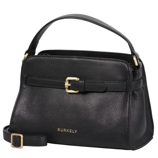 BURKELY kožená kabelka do ruky i přes rameno Demi 1001904.46.10 černá boční náhled