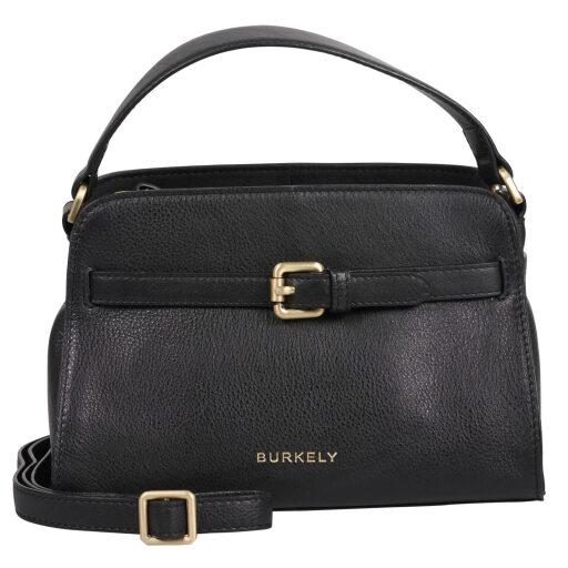 BURKELY kožená kabelka do ruky i přes rameno Demi 1001904.46.10 černá