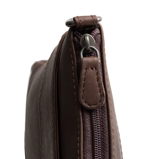The Chesterfield Brand kožená kabelka do ruky i přes rameno Harlan C48.144001 hnědá zip