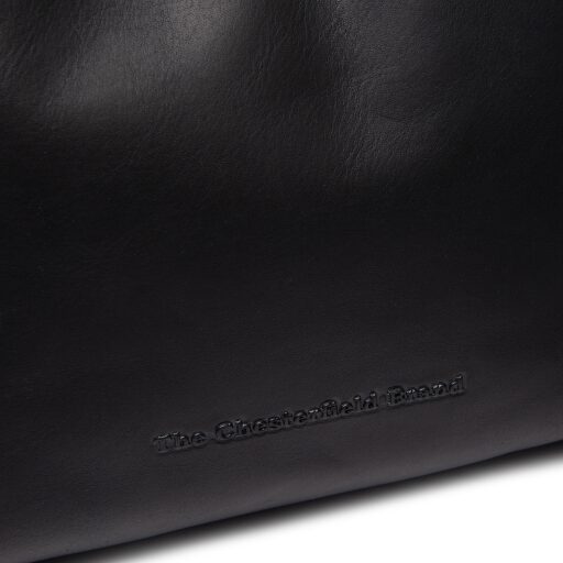 The Chesterfield Brand kožená kabelka do ruky i přes rameno Skara C48.140200 černá logo