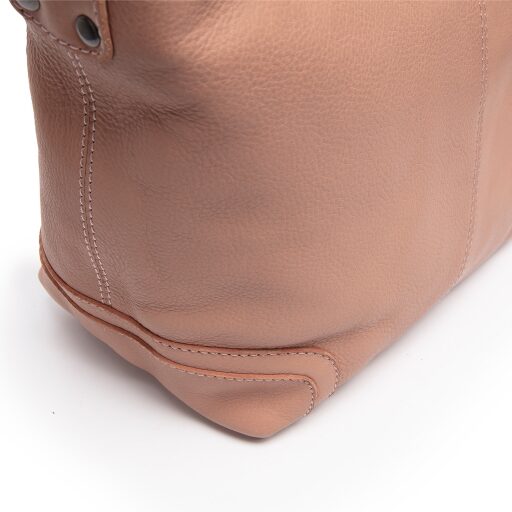 The Chesterfield Brand Kožená kabelka do ruky i přes rameno Zarita C48.142209 světle růžová detail