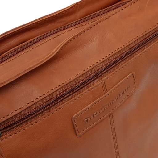 The Chesterfield Brand Kožená kabelka do ruky i přes rameno Zarita C48.142231 koňaková logo