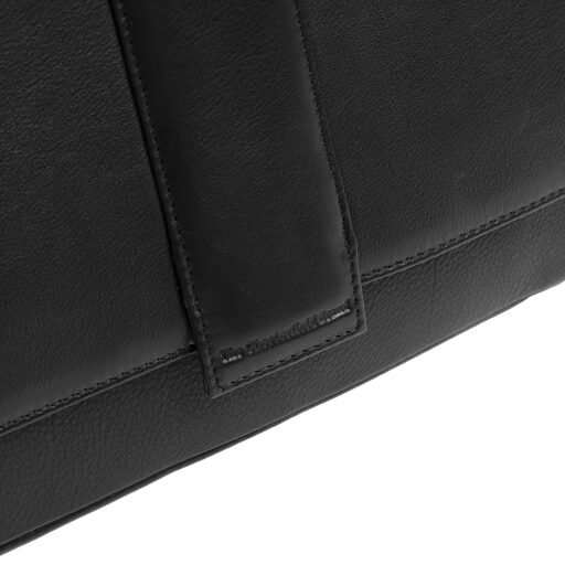 The Chesterfield Brand Kožená kabelka přes rameno Zora C48.144400 černá logo