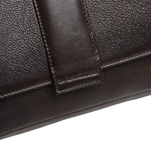 The Chesterfield Brand Kožená kabelka přes rameno Zora C48.144401 hnědá logo