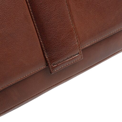 The Chesterfield Brand Kožená kabelka přes rameno Zora C48.144431 koňaková logo
