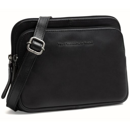 The Chesterfield Brand kožená kabelka přes rameno / crossbody Caia C48.144600 černá přední strana