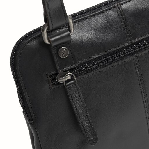 The Chesterfield Brand kožená kabelka přes rameno / crossbody Caia C48.144600 černá zadní přihrádka