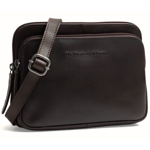 The Chesterfield Brand kožená kabelka přes rameno / crossbody Caia C48.144601 hnědá přední strana