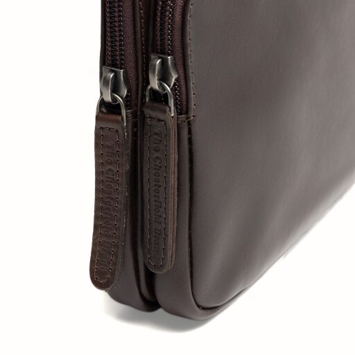 The Chesterfield Brand kožená kabelka přes rameno / crossbody Caia C48.144601 hnědá dva zipy
