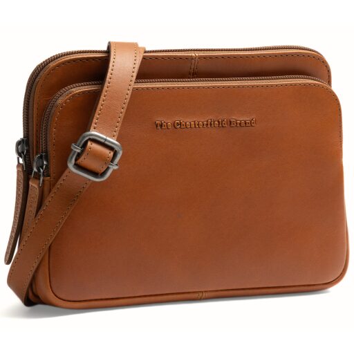 The Chesterfield Brand kožená kabelka přes rameno / crossbody Caia C48.144631 koňaková přední strana