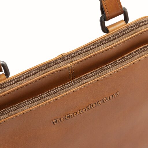 The Chesterfield Brand kožená kabelka přes rameno / crossbody Caia C48.144631 koňaková logo