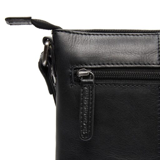 The Chesterfield Brand Kožená kabelka přes rameno / crossbody Sienna C48.139400 černá detail