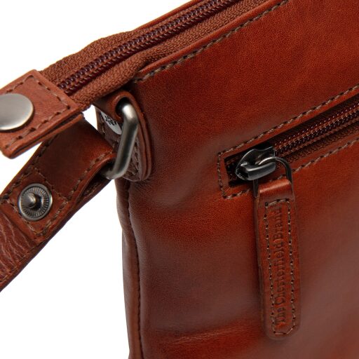The Chesterfield Brand Kožená kabelka přes rameno / crossbody Sienna C48.139431 koňaková detail