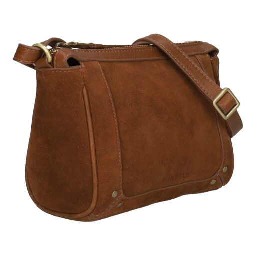 BURKELY kožená kabelka přes rameno / crossbody 1002106.25.24 koňaková boční náhled