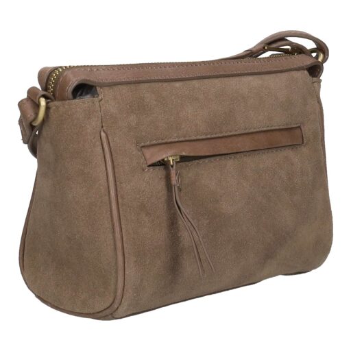BURKELY kožená kabelka přes rameno / crossbody 1002106.25.25 světle hnědá zadní strana