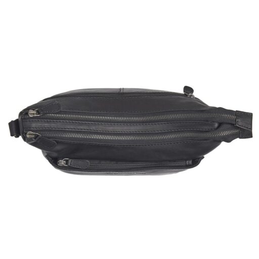 The Chesterfield Brand kožená kabelka přes rameno / crossbody Tivra C48.140800 černá náhled shora