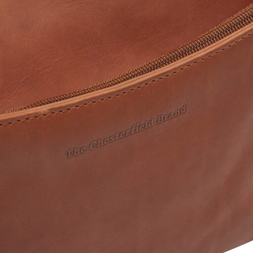 The Chesterfield Brand kožená kabelka přes rameno / crossbody Tivra C48.140831 koňaková logo