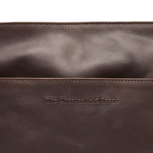 The Chesterfield Brand Dámská kožená kabelka přes rameno Lunton C48.139701 hnědá logo