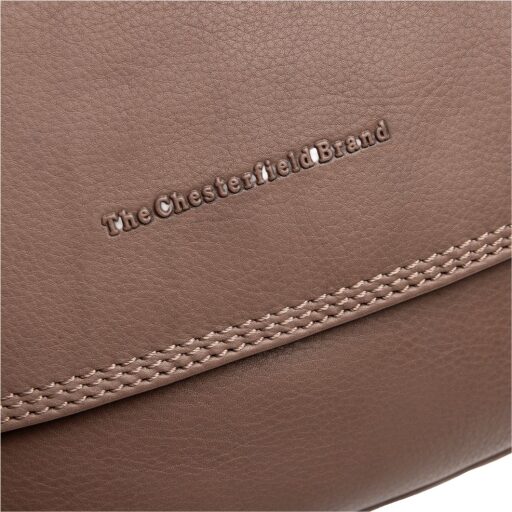 The Chesterfield Brand Kožená kabelka přes rameno Miloa C48.142140 hnědá logo