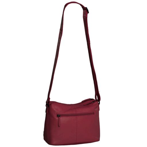 DANIEL RAY kabelka přes rameno / crossbody Muswellbrook DRL 16.1598.04 červená zadní strana