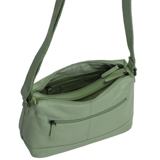 DANIEL RAY kabelka přes rameno / crossbody Muswellbrook DRL16.1598.52 zelená otevřená