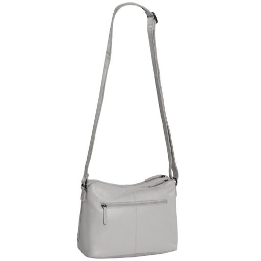 DANIEL RAY kabelka přes rameno / crossbody Muswellbrook DRL 16.1598.59 světle šedá zadní strana