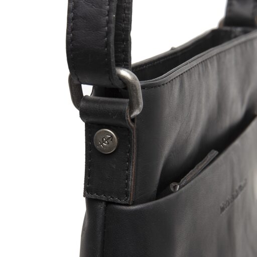 The Chesterfield Brand Dámská kožená kabelka přes rameno Navene C48.136300 černá detail