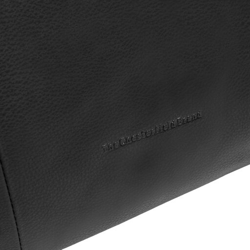 The Chesterfield Brand Kožená kabelka přes rameno Nerissa C48.143700 černá logo