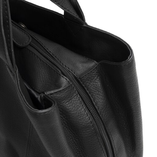 The Chesterfield Brand Kožená kabelka přes rameno Nerissa C48.143700 černá zip